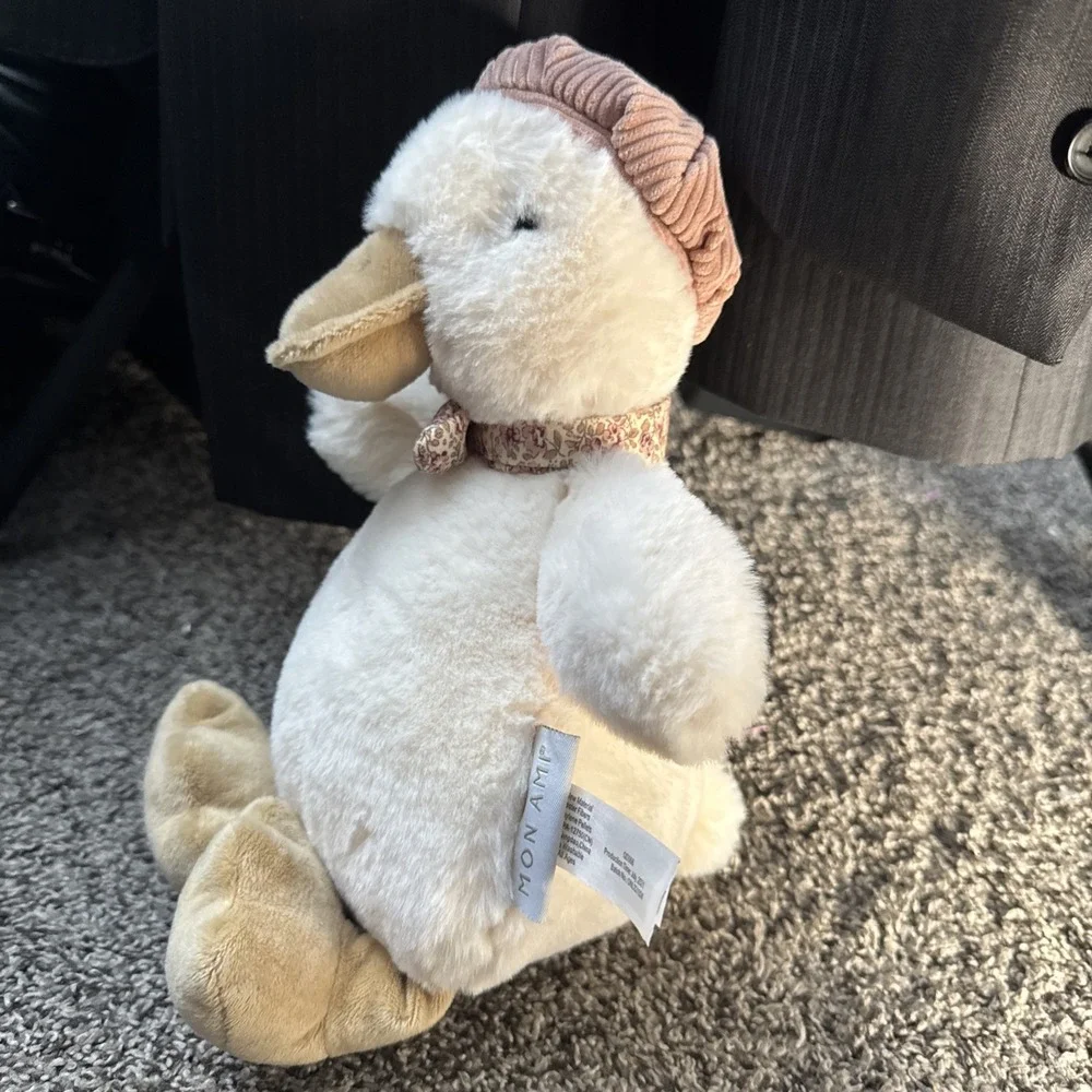 MON AMI Colette The Duck Stuffed Animal – 11.5 Inches Soft & Huggable Plush Toy